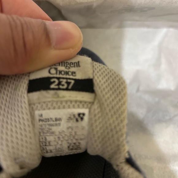 New Balance Navy and Beige Sneakers - Picture 7 of 7